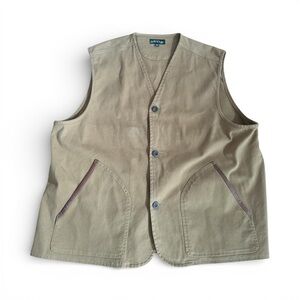 Orvis Tan Khaki Canvas Utility Vest